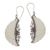Garnet dangle earrings, 'Gate of Olympus' - Garnet Dangle Earrings from Bali