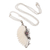 Garnet pendant necklace, 'Ancient Remnant' - Garnet Pendant Necklace from Bali thumbail