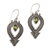 Peridot dangle earrings, 'Provincial' - Peridot and Silver Dangle Earrings
