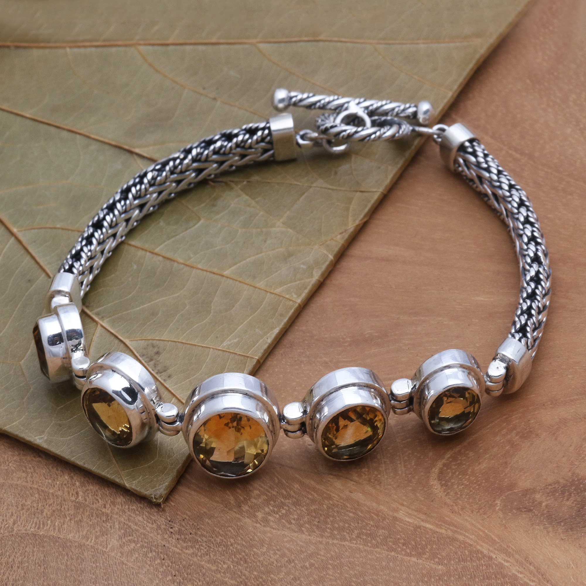 MAOR Silver and Citrine Bracelet for Men | MR PORTER