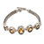 Citrine pendant bracelet, 'Golden Constellation' - Stunning 14 Carat Citrine Pendant Bracelet (image 2a) thumbail
