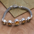 Citrine pendant bracelet, 'Golden Constellation' - Stunning 14 Carat Citrine Pendant Bracelet (image 2b) thumbail