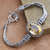 Citrine pendant bracelet, 'Endless Facets' - Brilliant Citrine Pendant Bracelet Handmade in Bali (image 2b) thumbail