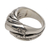 Sterling silver band ring, 'Bamboo Unity' - Bamboo Motif Unisex Sterling Silver Band RIng (image 2d) thumbail