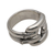 Sterling silver band ring, 'Bamboo Hollow' - Bamboo Motif Sterling Silver Ring for Men and Women (image 2e) thumbail