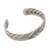 Sterling silver cuff bracelet, 'Fast Forward' - Sterling Silver Cuff Bracelet from Bali (image 2d) thumbail