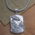 Sterling silver pendant necklace, 'Dragon Waves' - Naga Themed Sterling Silver Pendant Necklace (image 2b) thumbail