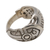 Men's sterling silver band ring, 'Warrior Wing' - Men's Sterling Silver Ring Handmade in Bali (image 2d) thumbail