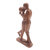 Wood sculpture, 'Lover's Kiss' - Hand-Carved Romantic Suar Wood Sculpture from Bali (image 2e) thumbail