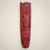 Holzmaske, „Antikes Gesicht in Rot“. - Rot geschnitzte Holzmaske mit antikem Finish