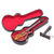 Decorative miniature guitar, 'Red Les Paul' - Les Paul Style Miniature Electric Guitar Figurine
