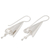 Sterling silver drop earrings, 'Celuk Lily' - Lily-Shaped Sterling Silver Drop Earrings (image 2c) thumbail