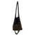 Umhängetasche aus perlengehäkelter Baumwolle, 'Creative Endeavor'. - Schwarze Umhängetasche mit gehäkelten Perlen aus Bali