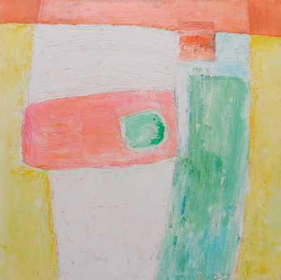 'Cascada' - Acrílico abstracto original sobre lienzo