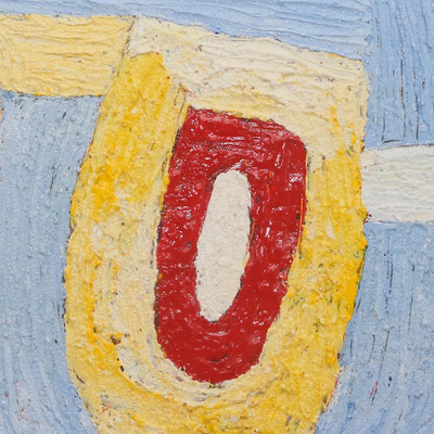 'Alfabeto' - Obra de arte original abstracta sobre lienzo