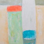 'Interaction' - Abstract Original Acrylic on Canvas Painting