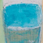 'Interaction' - Abstract Original Acrylic on Canvas Painting