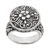Sterling silver cocktail ring, 'Crown of Flowers' - Bali Artisan Crafted Floral Cocktail Ring (image 2d) thumbail