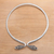 Sterling silver collar necklace, 'Ancient Snake' - Sterling Silver Snake Collar Necklace
