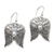 Blue topaz dangle earrings, 'Wings of Flight' - Artisanal Balinese Silver Wings Earrings with Blue Topaz thumbail