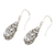 Blue topaz dangle earrings, 'Azure Raindrop' - Sterling Silver Dangle Earrings with Blue Topaz Teardrops (image 2b) thumbail