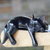 Wood sculpture, 'Black Catnap' - Balinese Signed Hand-Carved Sleeping Black Cat Sculpture (image 2) thumbail