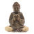 Hibiscus wood sculpture, 'Perfect Enlightenment' - Hand Carved Buddha Hibiscus Wood Sculpture (image 2a) thumbail