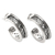 Sterling silver half-hoop earrings, 'Traction' - Artisan Crafted Sterling Silver Half Hoop Earrings thumbail