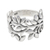 Sterling silver band ring, 'Rice Stalks' - Rice Stalk Sterling Silver Band Ring thumbail