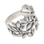 Sterling silver band ring, 'Rice Stalks' - Rice Stalk Sterling Silver Band Ring (image 2c) thumbail