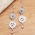 Sterling silver dangle earrings, 'Paw Prince' - Animal Welfare Sterling Silver Dangle Earrings