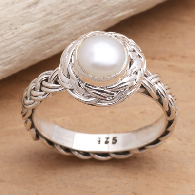 Cultured pearl cocktail ring, Soul of Amlapura
