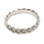 Sterling silver band ring, 'Amlapura Braid' - Braided Sterling Silver Band RIng for Women (image 2a) thumbail