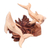 Wood sculpture, 'Dolphin Harmony' - Artisan Crafted Coral Reef and Dolphin Sculpture (image 2c) thumbail