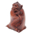 Wood sculpture, 'Cold Monkey' - Unique Wood Monkey Sculpture from Bali Artisan (image 2c) thumbail