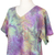 Hi-low rayon blouse, 'Pastel Bubbles' - Pastel Batik Hi-Low Rayon Blouse (image 2e) thumbail