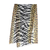Handbemalter Seidenschal - Schal aus Seidenchiffon mit Zebrastreifen und Leopardenflecken