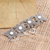 Cultured pearl link bracelet, 'Jawan Blossom' - Cultured Pearl Flower Link Bracelet from Bali (image 2c) thumbail