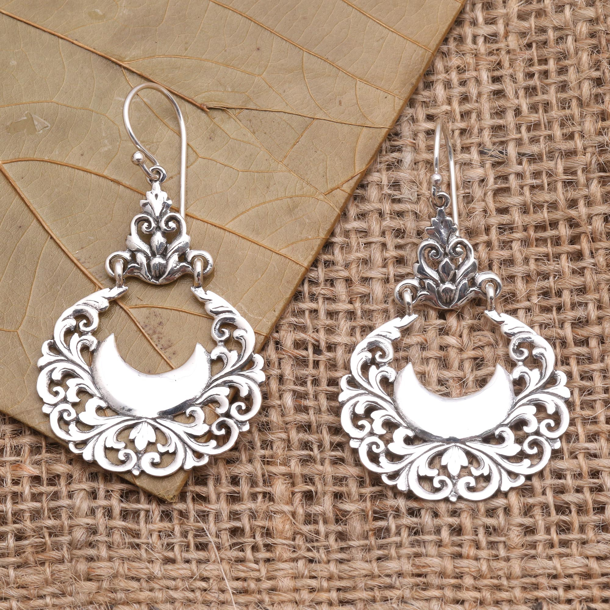 sterling silver vintage style earrings