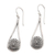 Sterling silver dangle earrings, 'Bali Jawan' - Balinese Style Sterling Silver Dangle Earrings (image 2a) thumbail