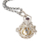 Garnet harmony ball necklace, 'Light of My Life' - Silver and Brass Harmony Ball Necklace with Garnet