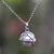 Sterling silver harmony ball necklace, 'Modern Amulet' - Contemporary Harmony Ball Sterling Silver Necklace (image 2) thumbail