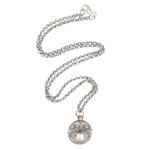 Sterling silver harmony ball necklace, 'Caring Love' - Sterling Silver Amulet Harmony Ball Necklace