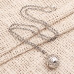 Sterling silver harmony ball necklace, 'Caring Love' - Sterling Silver Amulet Harmony Ball Necklace