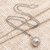 Sterling silver harmony ball necklace, 'Caring Love' - Sterling Silver Amulet Harmony Ball Necklace (image 2d) thumbail