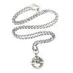 Sterling silver harmony ball necklace, 'Delighted Daisies' - Sterling Silver Daisy Theme Harmony Ball Necklace (18 in)