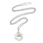 Sterling silver harmony ball necklace, 'Angel Call' - Balinese Sterling Silver Harmony Ball Necklace 20 Inch Chain