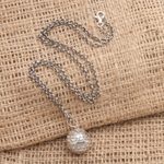 Sterling silver harmony ball necklace, 'Angel Amulet' - Balinese Sterling Silver Harmony Ball Necklace