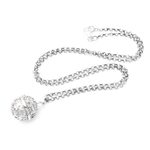 Sterling silver harmony ball necklace, 'Angel Amulet' - Balinese Sterling Silver Harmony Ball Necklace