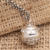 Sterling silver harmony ball necklace, 'Circles of Light' - Sterling Silver Balinese Harmony Ball Necklace (18 Inch) (image 2) thumbail